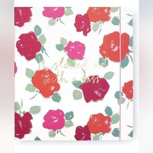 Kate Spade NIP Bridal Planner Brushy Rose
